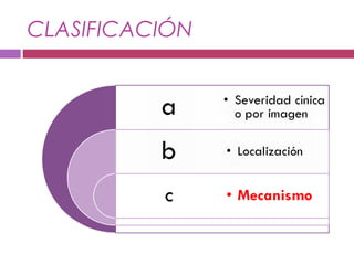 CLASIFICACIÓN
 