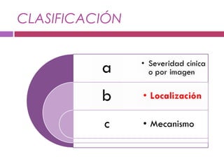 CLASIFICACIÓN
 