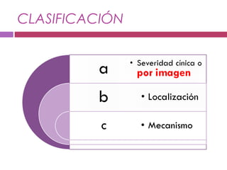 CLASIFICACIÓN
 