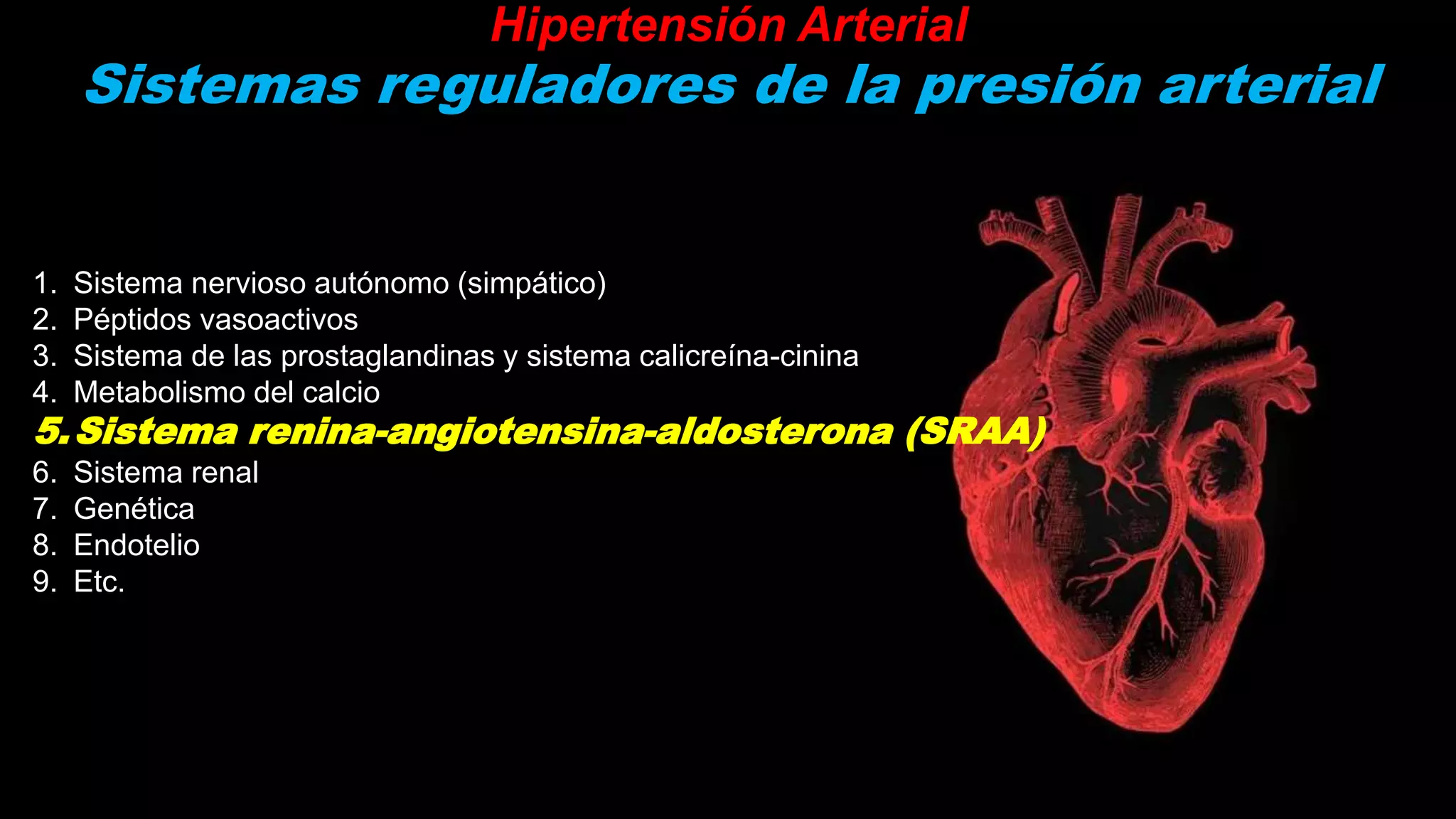 Hipertensión Arterial HTA | PPTX