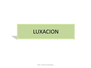 FRACTURA RADICULARDRA. CYNTHIA VALBUENA