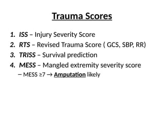 Iss Classification Trauma final............................ | PPTX