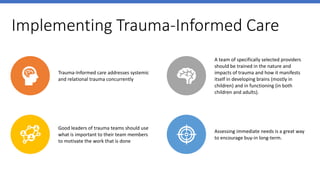 Trauma informed care | PPTX
