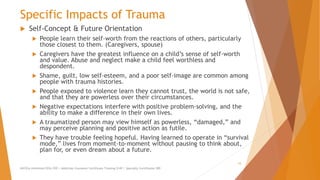 Trauma Informed Care: Impact of Trauma | PPTX