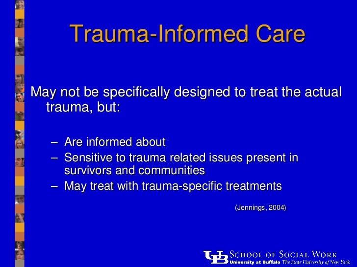 TraumaInformed Care, November 2011