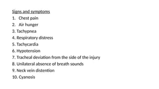 Hunger Neck TRAUMA MANAGEMENT For Emergency medical technicians | PPTX