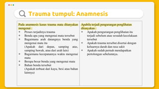 Trauma mekanik mata