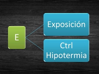 Exposición
E
       Ctrl
    Hipotermia
 