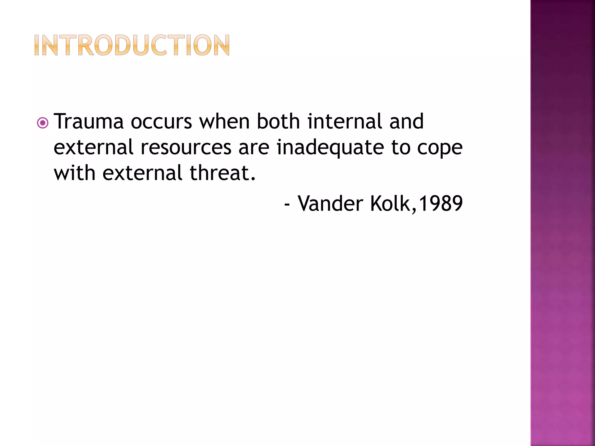 Trauma,mechanism,classification, pathophysiology, sign and symptoms