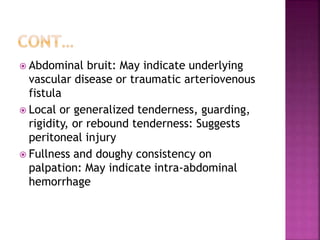 Trauma,mechanism,classification, pathophysiology, sign and symptoms ...