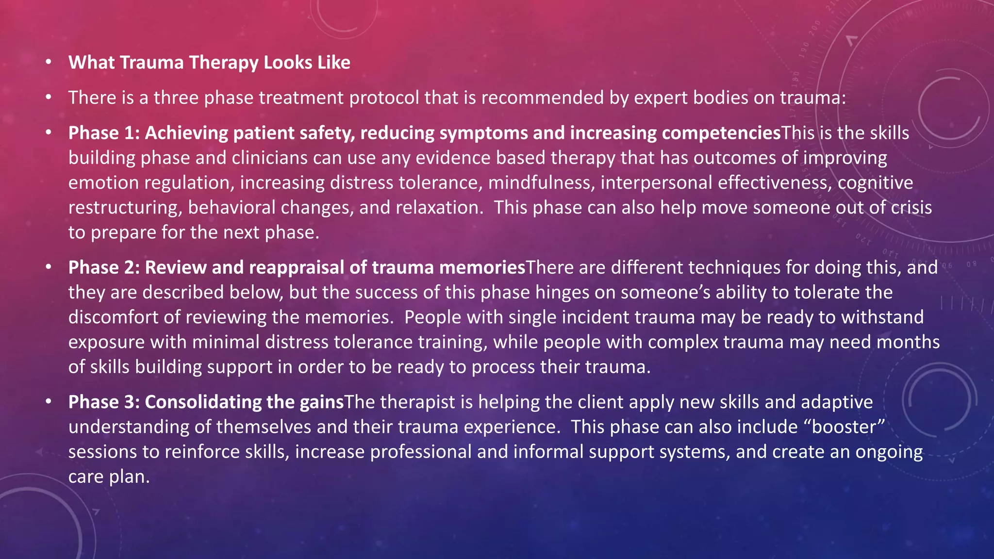 Trauma and stress related disorders | PPTX