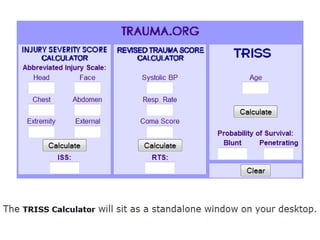 Polytrauma Iss Score Polytrauma scoring systems | PPTX
