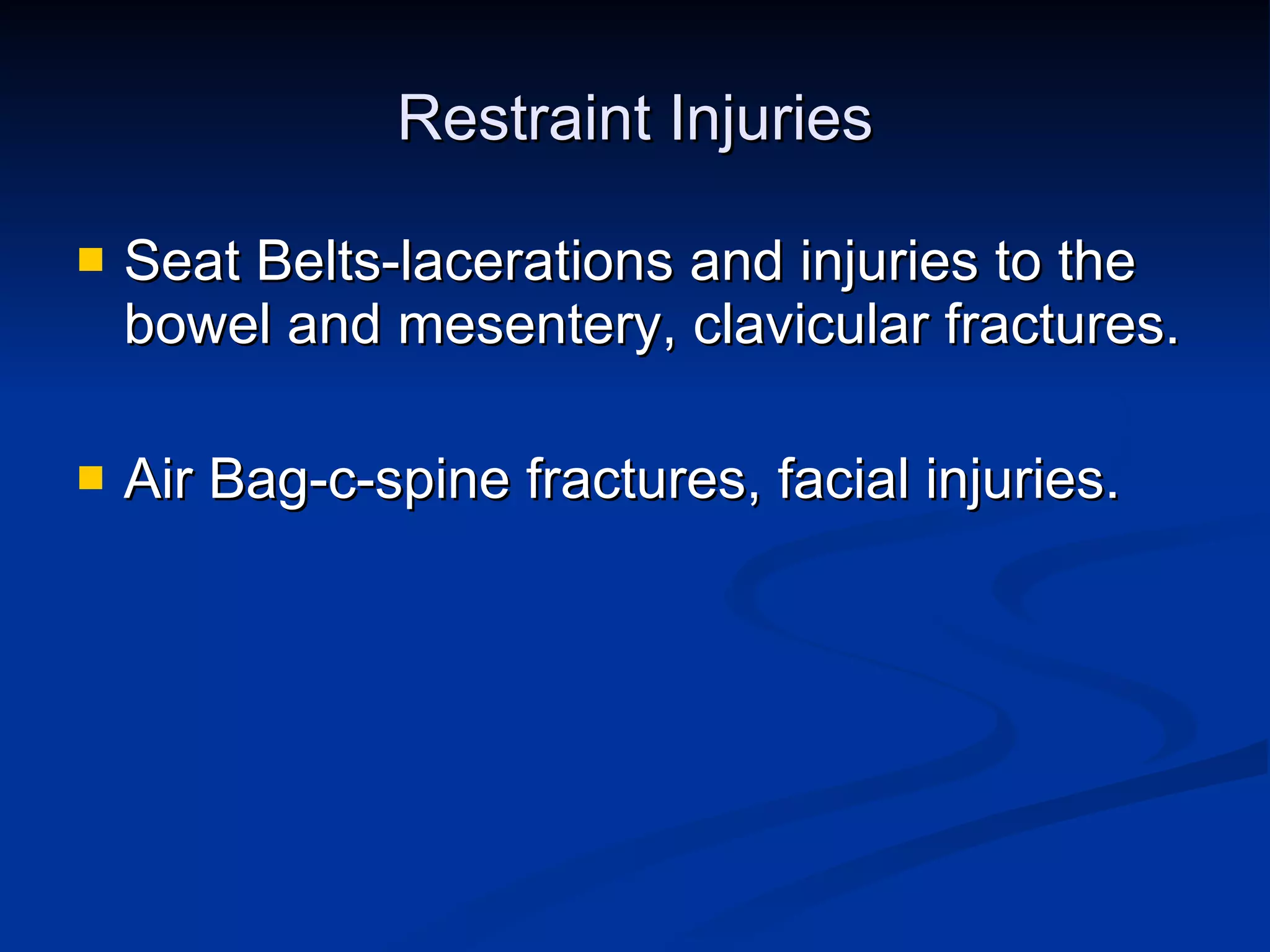 Trauma and mechanism of injuries | PPT