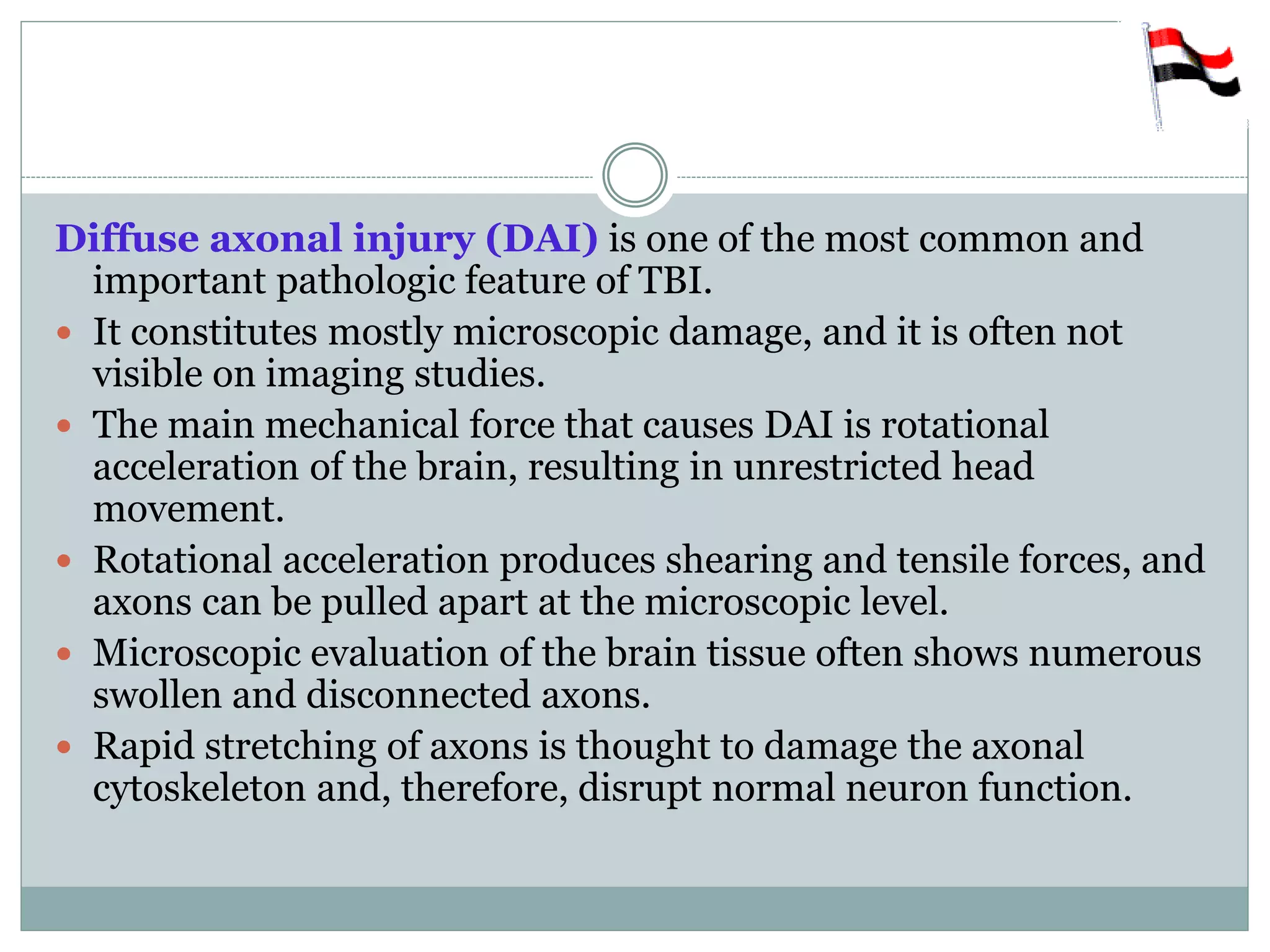 Traumatic brain injury | PPTX
