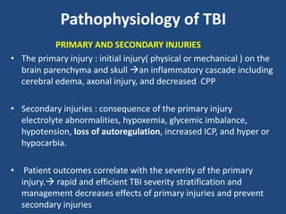 Traumatic brain injury | PPTX