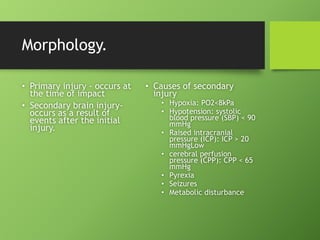 Traumatic brain injury | PPTX