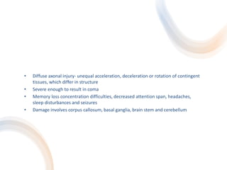 TRAUMATIC BRAIN INJURY | PPTX