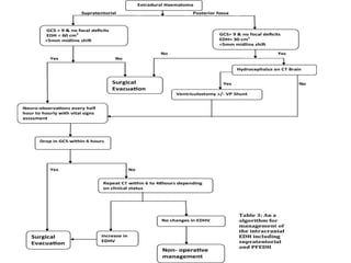 Traumatic Brain Injury Algorithm traumatic brain injury.pptx. . | PPTX
