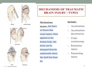 Traumatic brain injury (TBI) chapter 36 * | PPTX