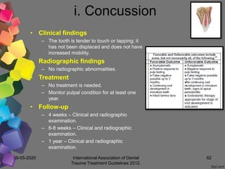 Traumatic Dental Injuries to Permanent Teeth | PPT