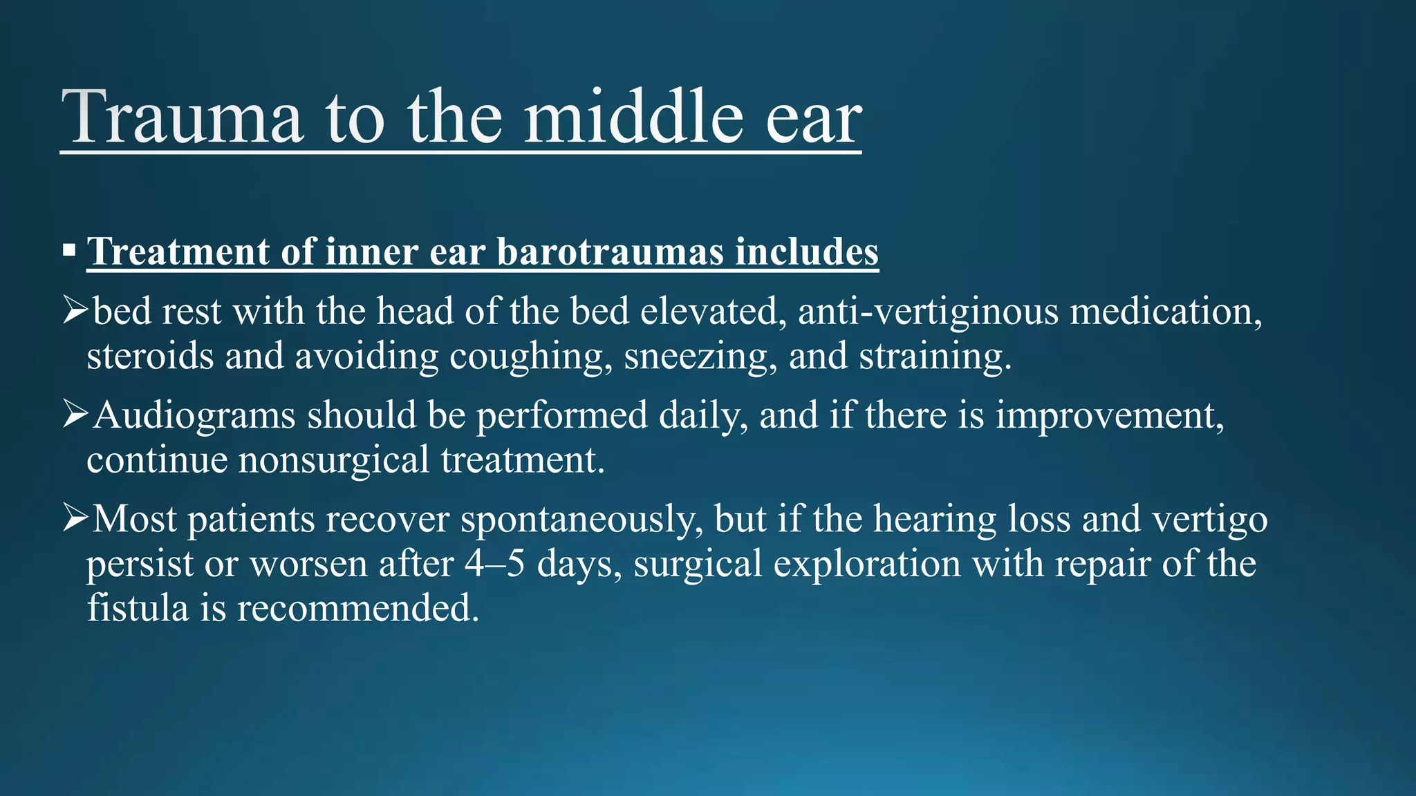 Traumatic ear | PPTX