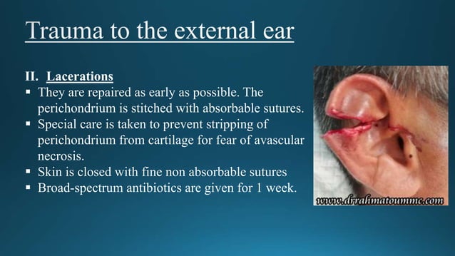 Traumatic ear | PPTX | First Aid | Injuries