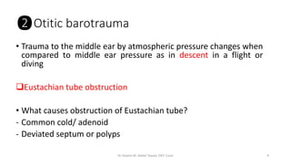 Traumatic ear conditions | PPTX