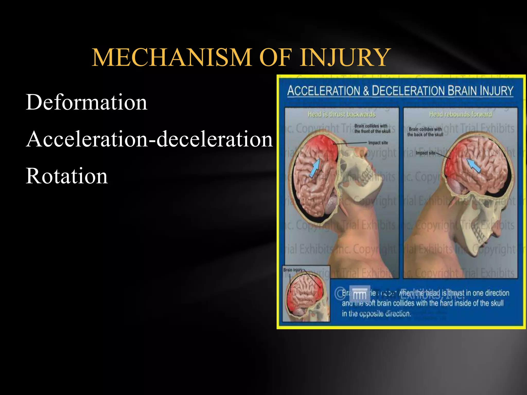 Traumatic head and spinal cord injury | PPTX