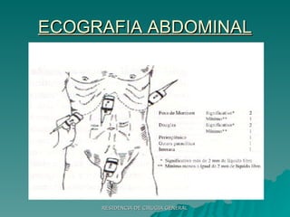 ECOGRAFIA ABDOMINAL 