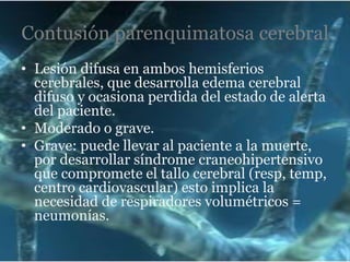 Punción lumbarHEMORRAGIA EPIDURAL O EXTRADURALHemorragia ocasionada por la ruptura de la arteria meníngea mediaSi no se tx rápidamenteEn las primeras 2 hrs. después de la contusión