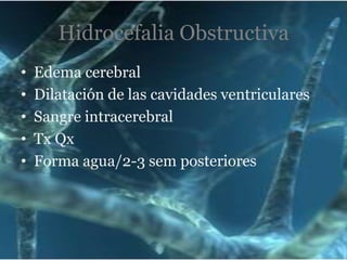 Hemorragia intraparenquimatosaLa lesión y síntomas dependen del sitio del sangrado dentro del parénquima cerebral, así como de su extensión.Paciente: delicado – graveGrado de incapacidad o muerte relacionado sitio y extensión. 