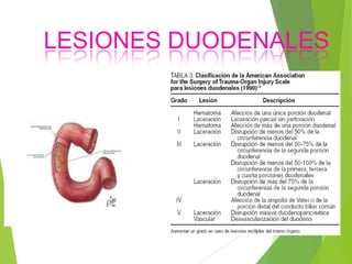 LESIONES DUODENALES

 
