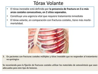 Traumatismo de torax | PPTX