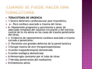 Ruptura del esófago. El trauma epigástrio puede romper el tercio inferior del esófago presentándose dolor abdominal y enfisema cervical con disfagia, algunas veces hemorragia intestinal y sepsis temprana debido a mediastinitis.  Un trago con medio de contraste y en algunos casos esofagoscopia, confirman el diagnostico.    El tratamiento es quirúrgico, y su técnica depende del tiempo transcurrido a partir del trauma:  reparo directo, exclusión esofágica o resección, según el caso.