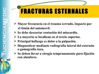 Trauma Toracico FMH UNPRG TUCIENCIAMEDIC | PPT
