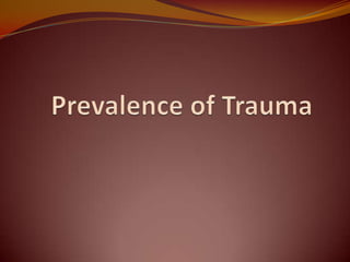 Trauma and trauma-informed care | PPTX