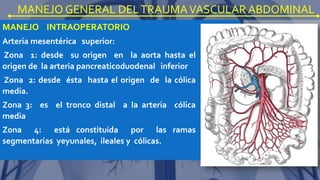 Trauma vascular jonathan molina | PPTX