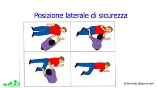www.apel-pediatri.org www.ferrandoalberto.blogspot.it.									alberto.ferrando1@gmail.com
Posizione laterale di sicurezza
 