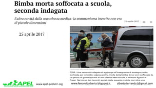 www.apel-pediatri.org www.ferrandoalberto.blogspot.it.									alberto.ferrando1@gmail.com
 