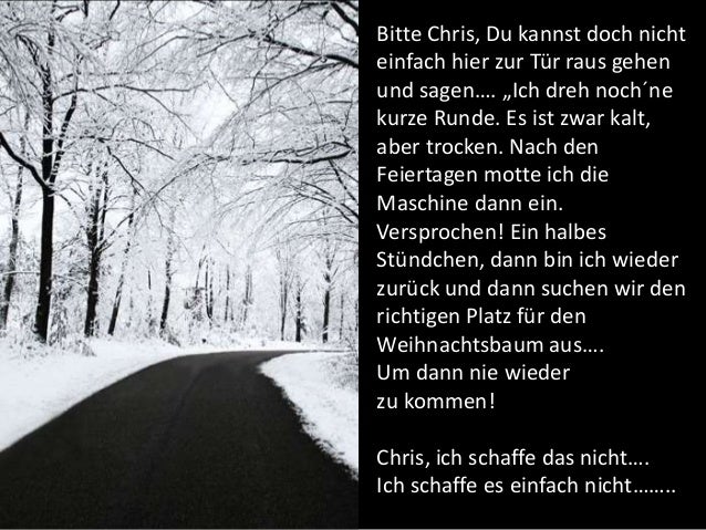 Traurige weihnachten