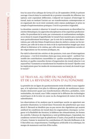 Extrait "Le Travail En Mouvement"