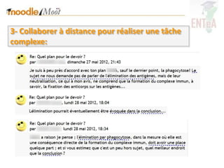 3- Collaborer à distance pour réaliser une tâche
complexe:
 