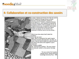 4- Collaboration et co-construction des savoirs
 
