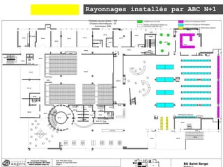 Rayonnages installés par ABC N+1
 