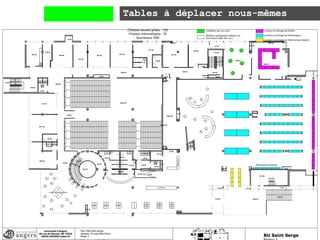 Tables à déplacer nous-mêmes
 