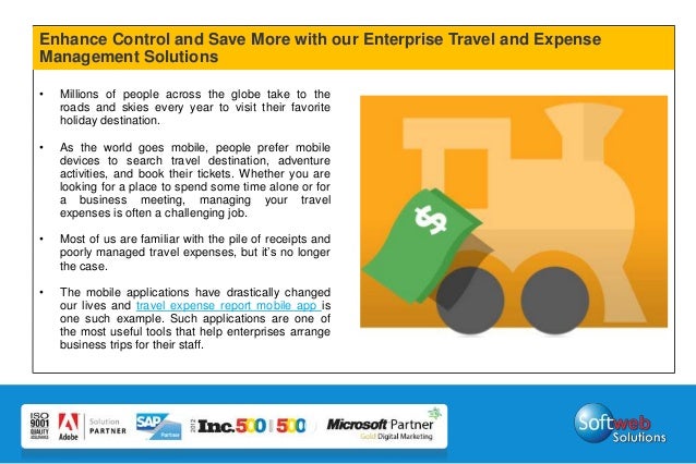 travel expense reporting app