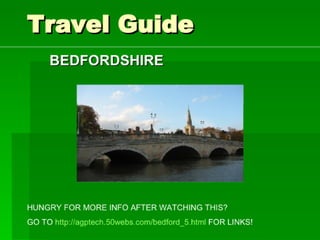 Travel Guide To Bedfordshire