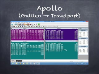 Apollo
(Galileo —> Travelport)
 