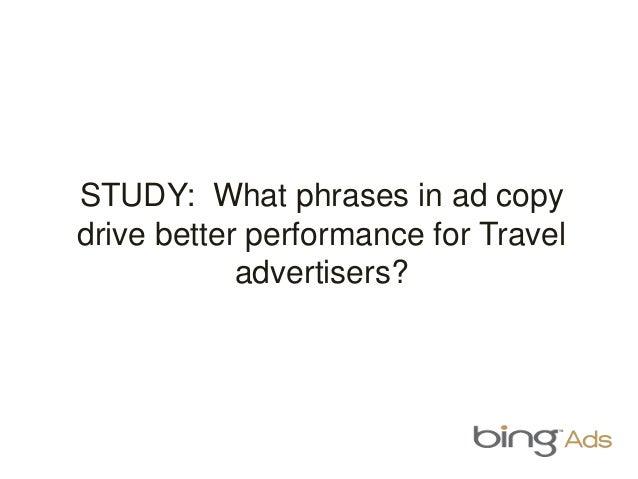 travel ad copy heatmap travel advertisers