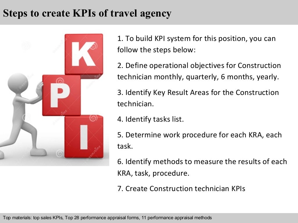 Travel agency kpi